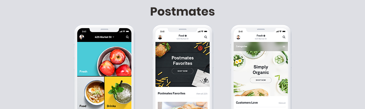 Postmates Food Delivery App