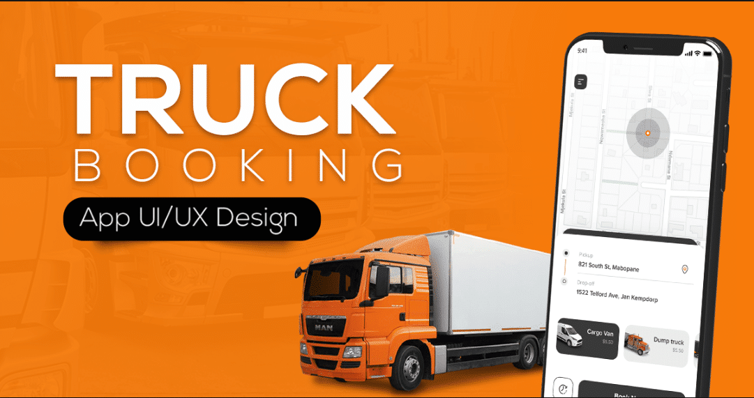 Truck Booking App UI UX Design