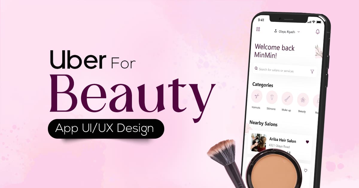 Uber for beauty app copy