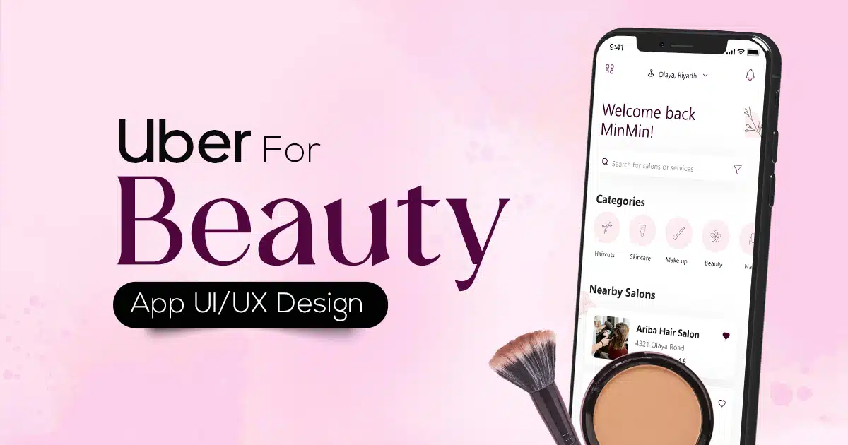 Uber for beauty app copy