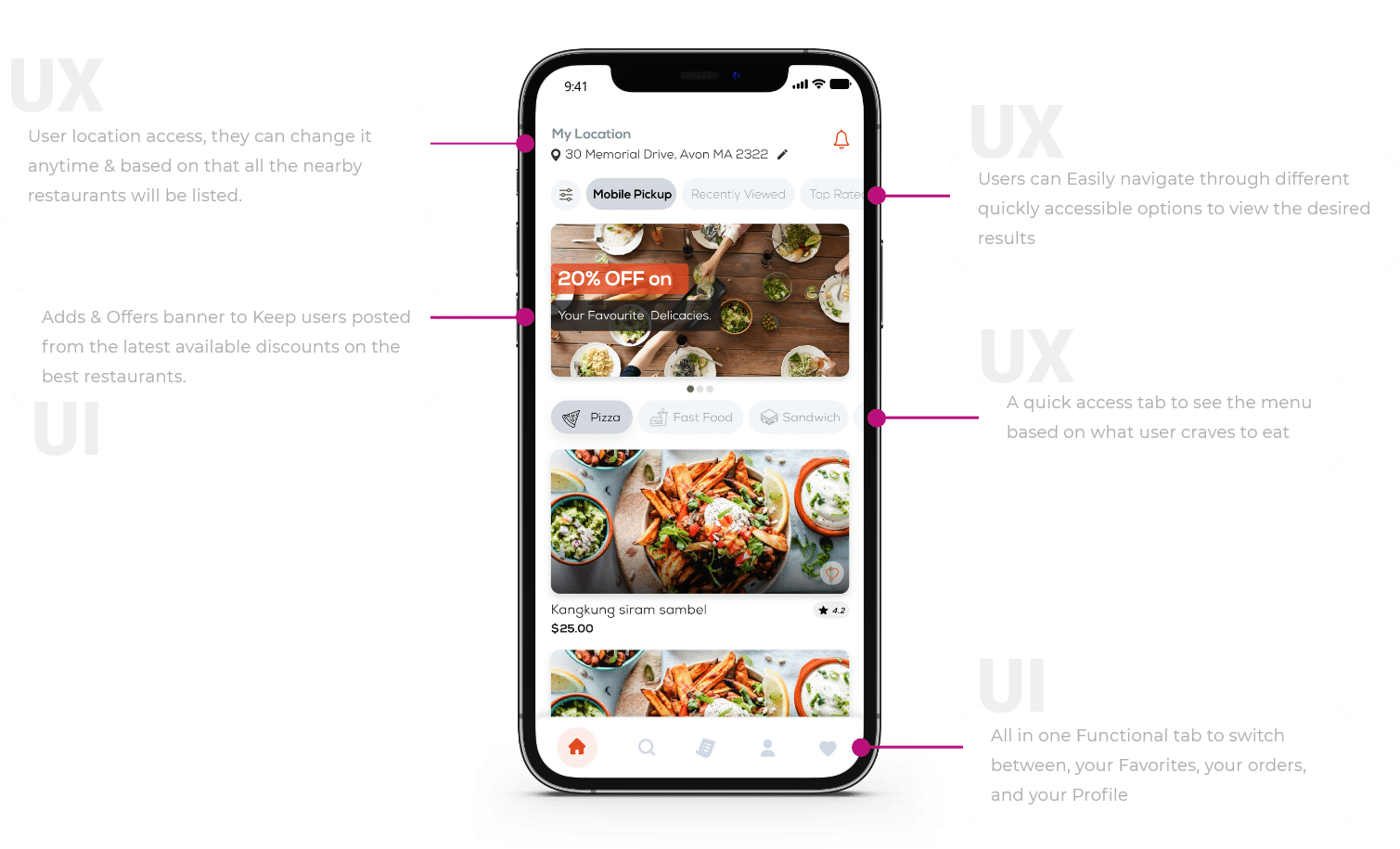 Restaurant App UI Design