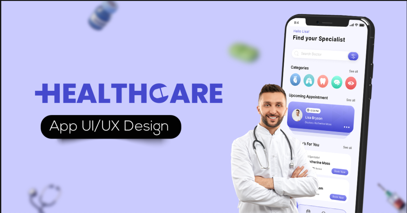 Healthcare mobile app design