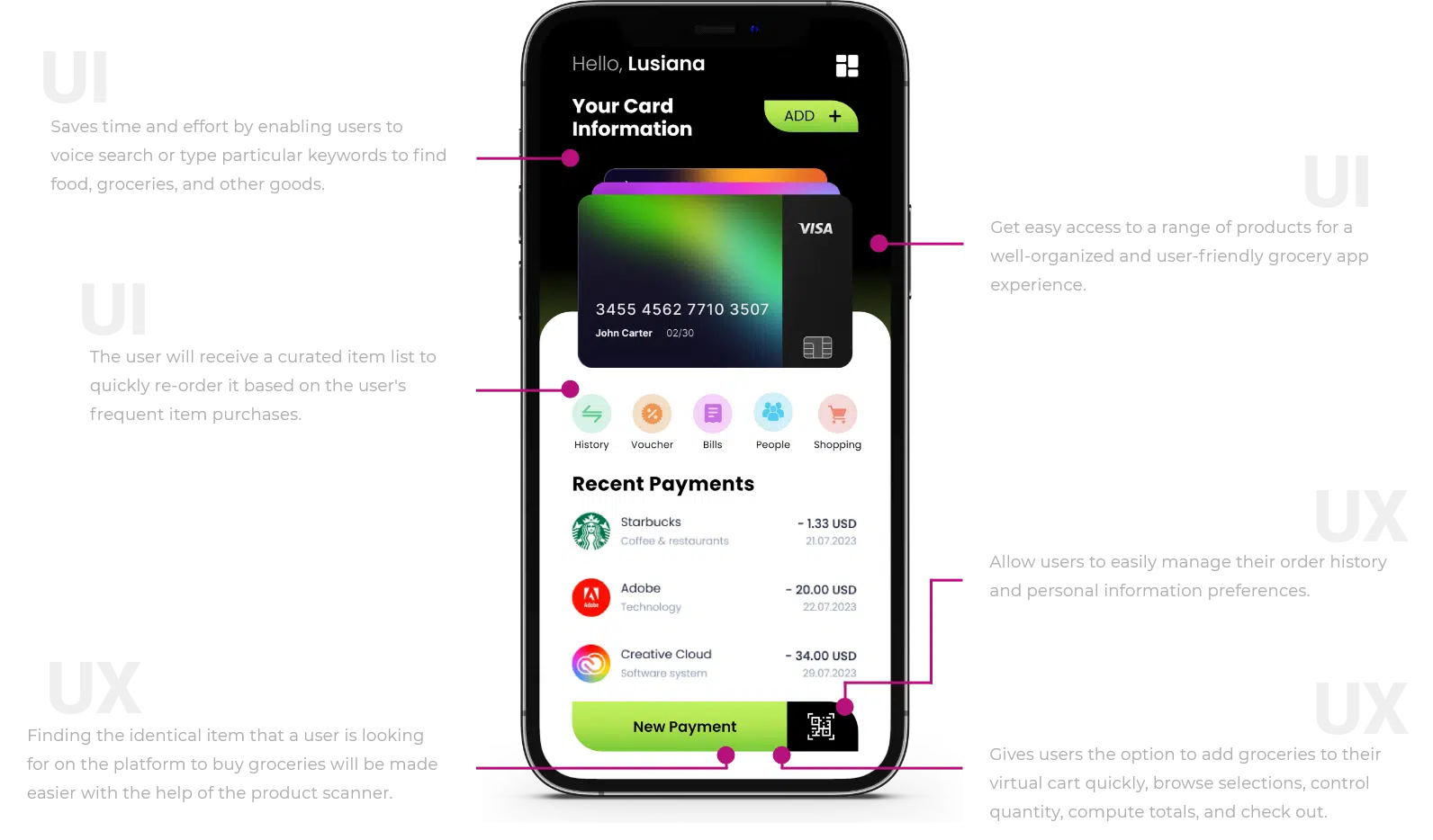cash app ui ux design tips