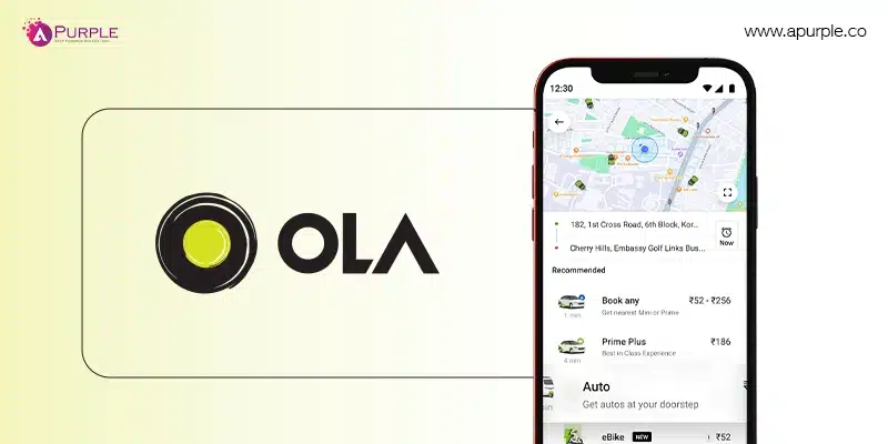ola rideshare app