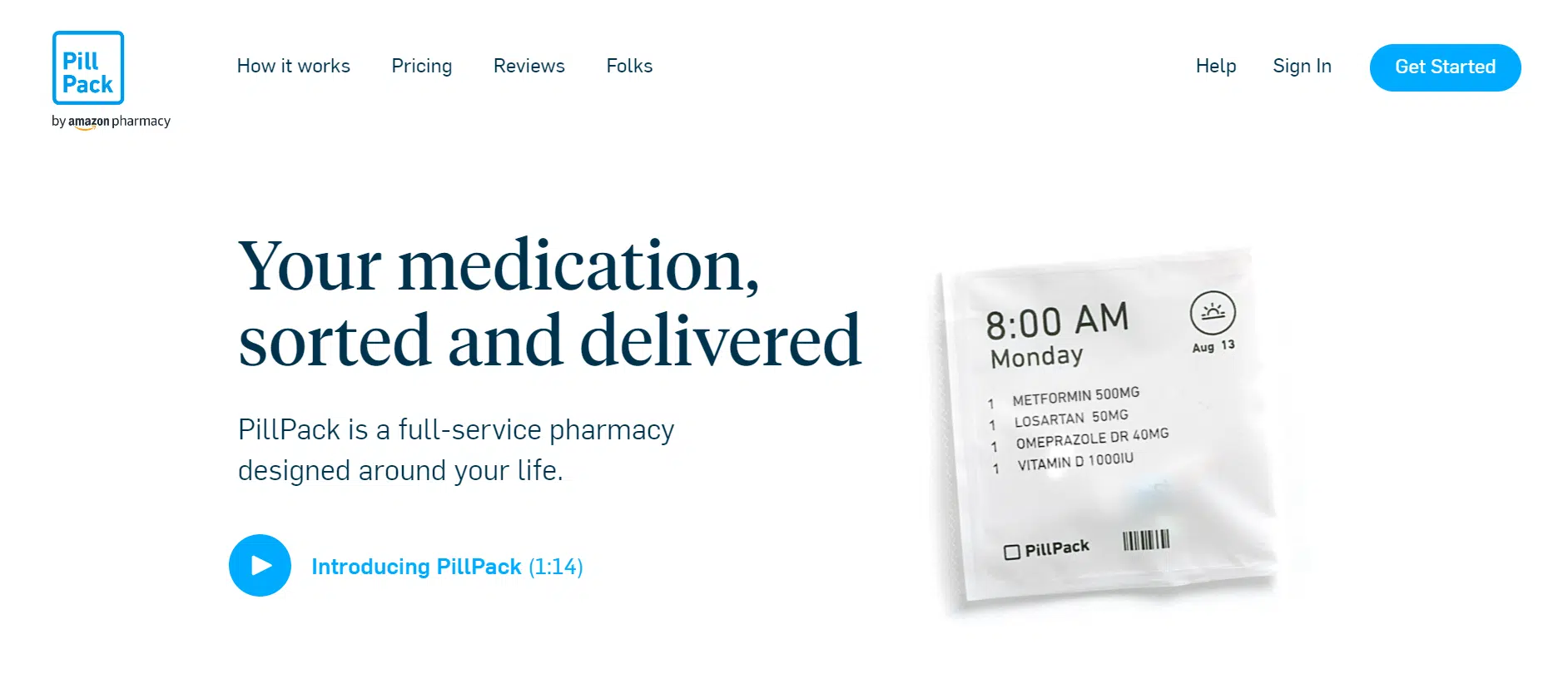 pillpack medicine delivery app