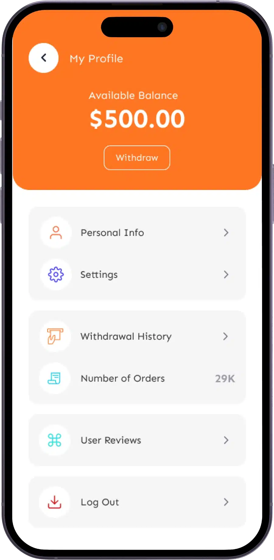 grubhub clone script delivery partner app