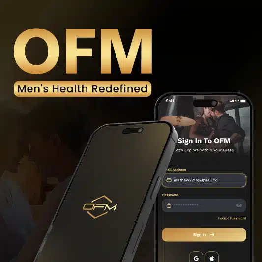 OFM Healthcare Application for Men Portfolio
