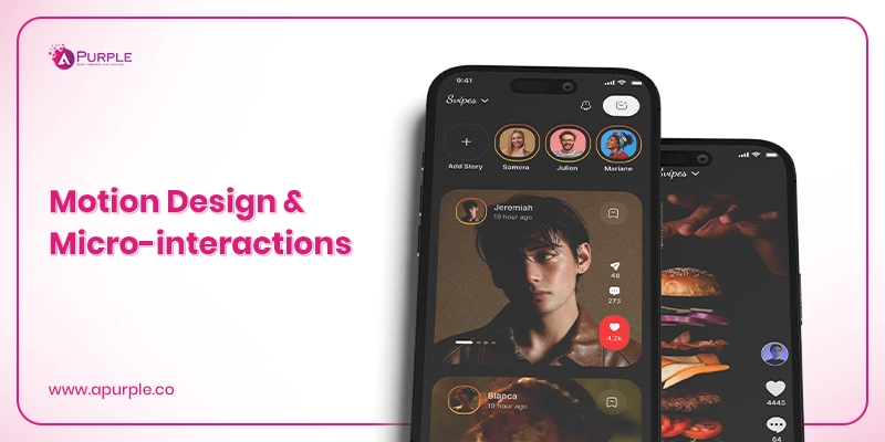 motion design micro interactions app design trend