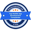 supercompanies badge for apurple top mobile app development company