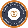 upcity badge for apurple top mobile app developer