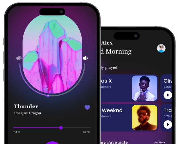 music app portfolio developed by apurple